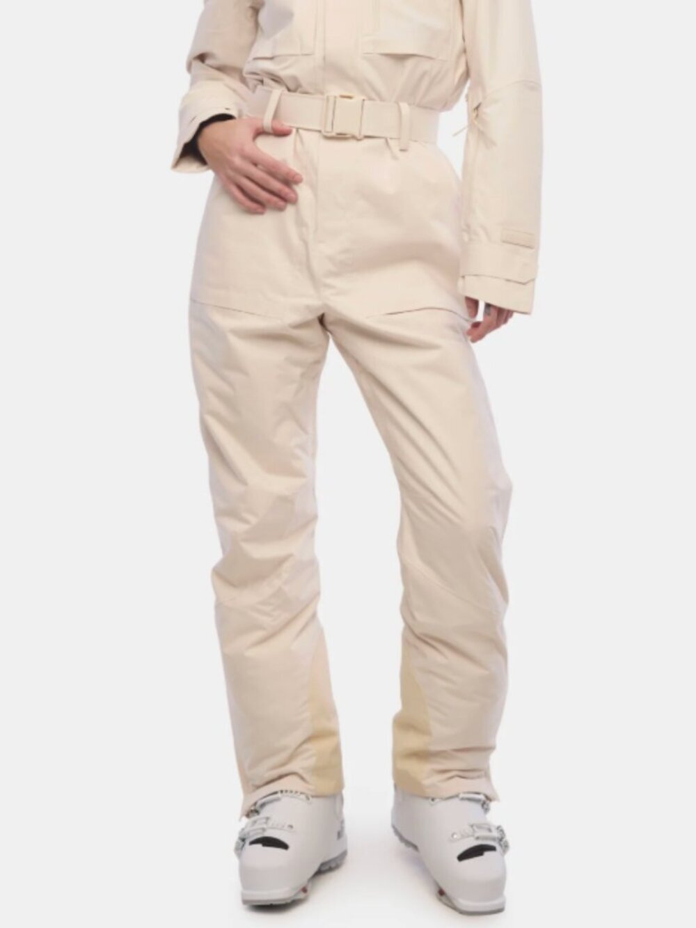 NWT Halfdays Emma Pant in Oatmilk size small